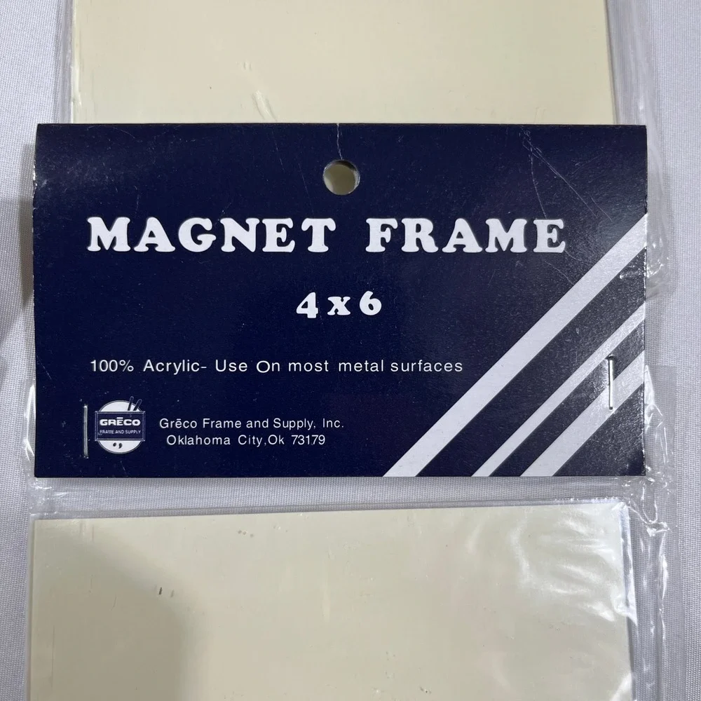 Hobby Lobby Magnet Frame Set 6 Pack 4x6 Clear Acrylic Magnetic Photo Holders